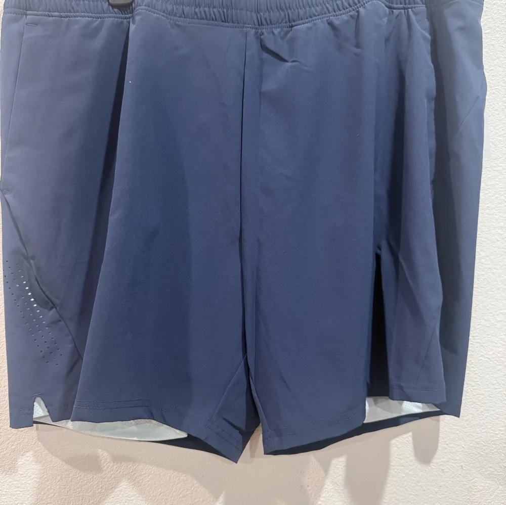 Athletic Works Men's Navy Shorts - Picture 6 of 6